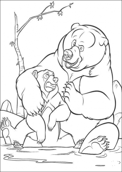 Koda’s mom coloring page image