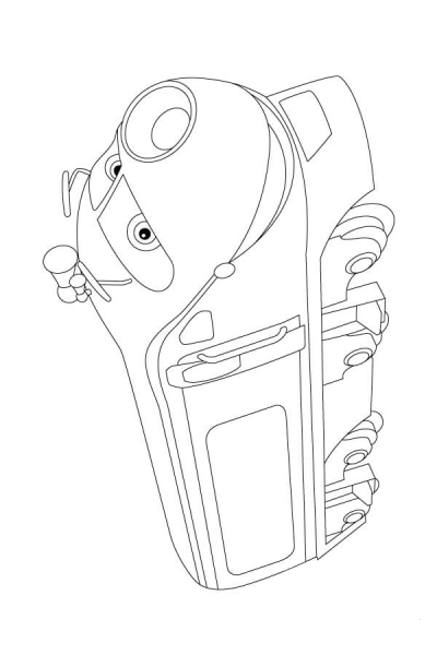 Koko coloring page image
