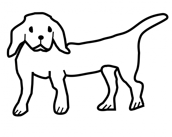 Kucence coloring page image