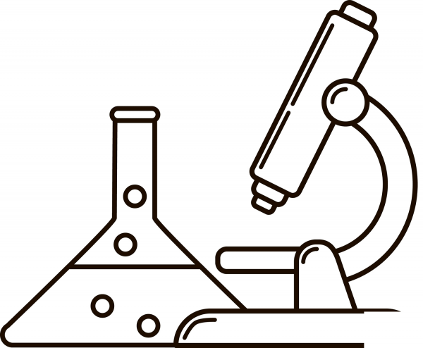 Laboratory coloring page image