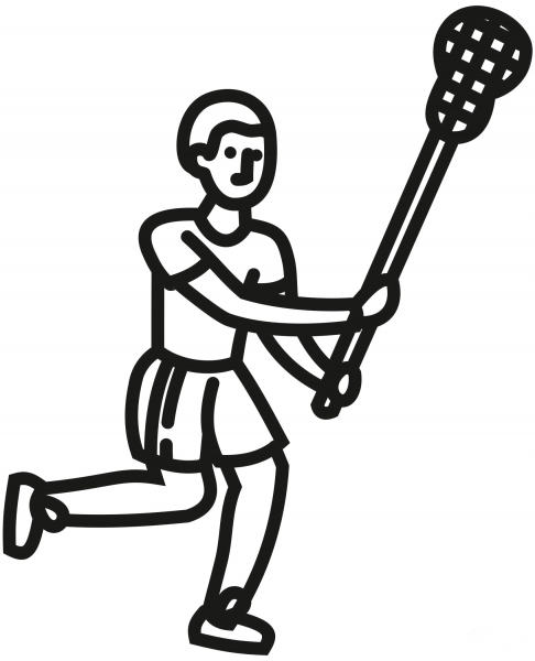 Lacrosse Rocket coloring page image
