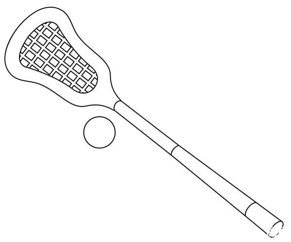 Lacrosse Rocket coloring page image