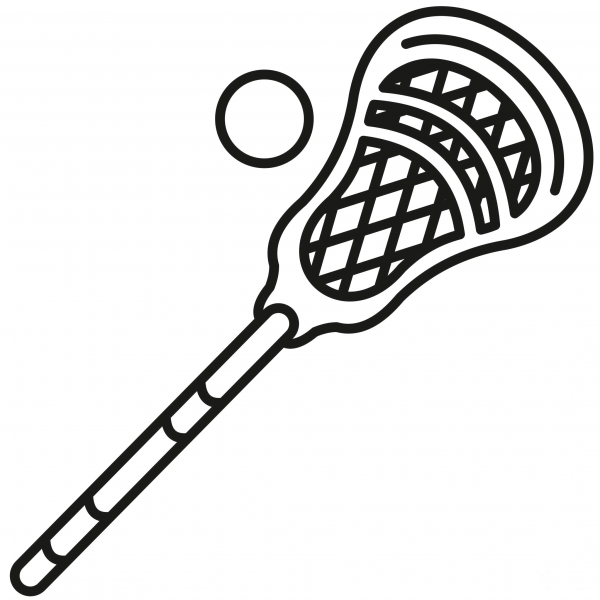 Lacrosse Stick coloring page image