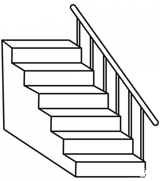 Ladder coloring page image