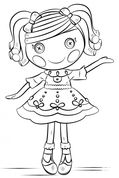 Lalaloopsy coloring page image