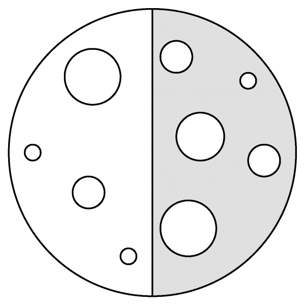 Last Quarter Moon Emoji coloring page image