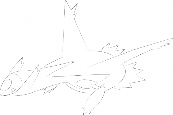 Latios Pokemon coloring page image