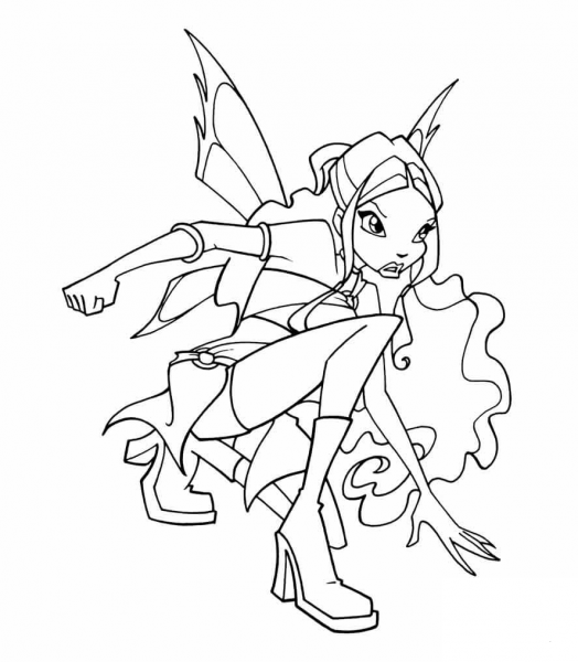 Layla  coloring page image