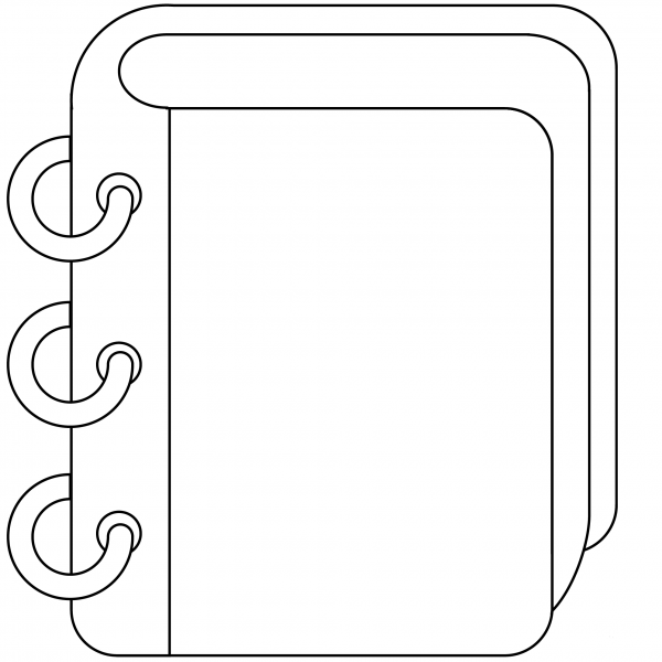 Ledger Emoji coloring page image