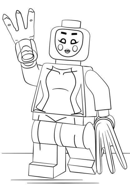 Lego Kabuki Twin coloring page image