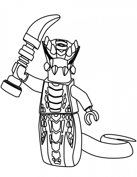 Lego Ninjago Acidicus coloring page image