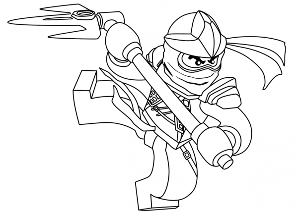 Lego Ninjago Cole coloring page image