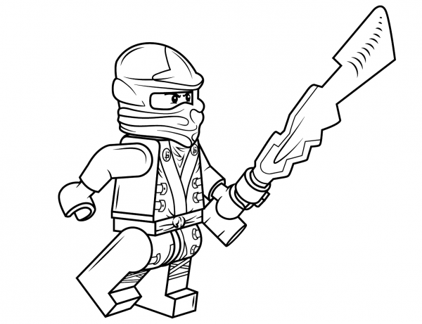 Lego Ninjago Cole coloring page image