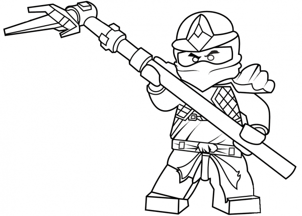 Lego Ninjago Cole ZX coloring page image