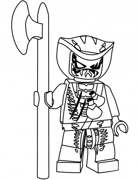 Lego Ninjago Lasha coloring page image