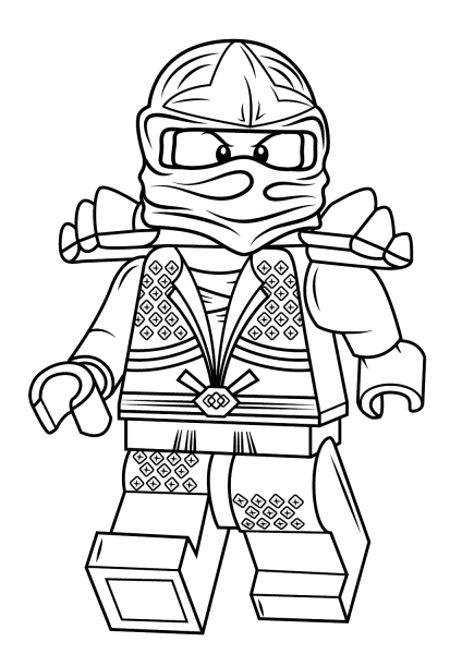 Lego Ninjago Lloyd Zx coloring page image