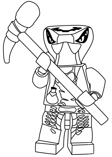 Lego Ninjago Spitta coloring page image