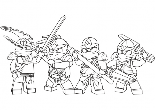 Lego Ninjago ZX Series coloring page image