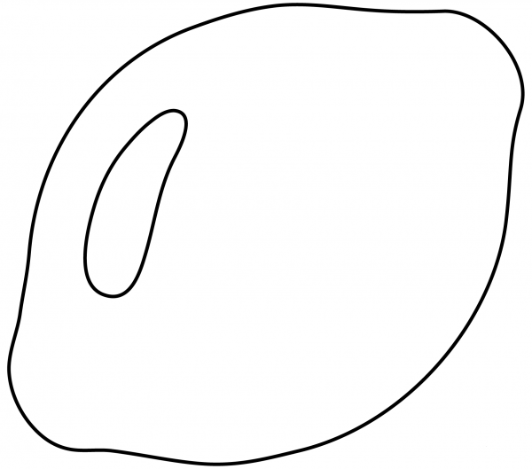 Lemon Emoji coloring page image