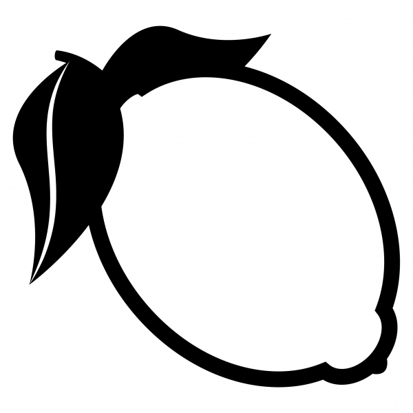 Lemon Emoji coloring page image