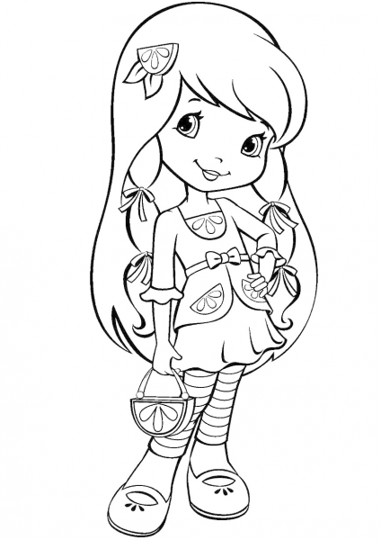 Lemon Meringue coloring page image