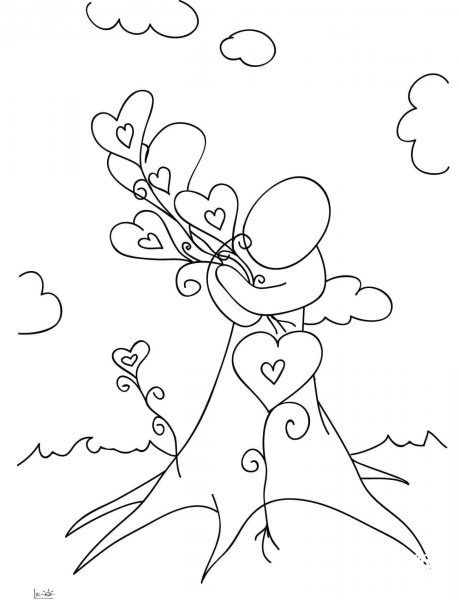 Let Love Go coloring page image