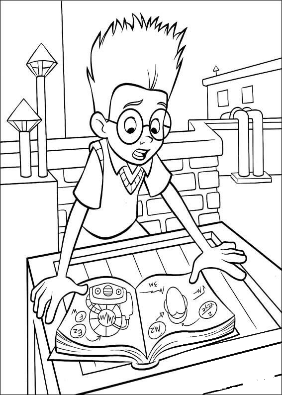 Lewis is Learning Formulas coloring page - ColouringPages