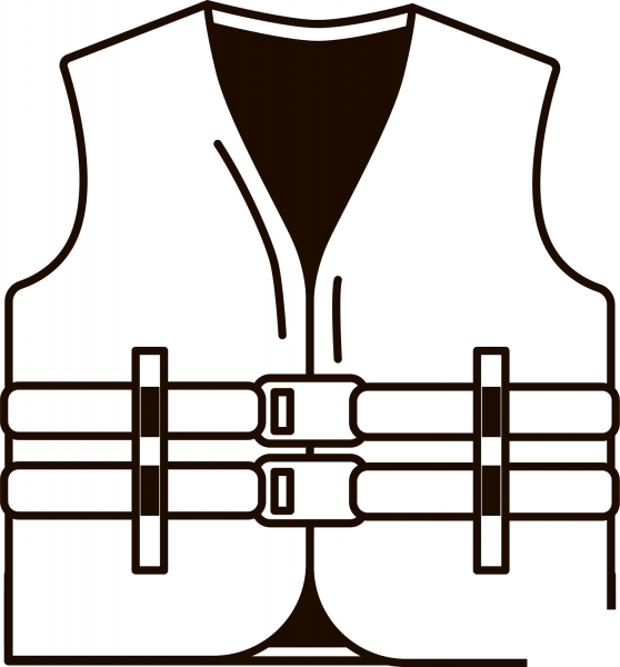 Life Vest coloring page image