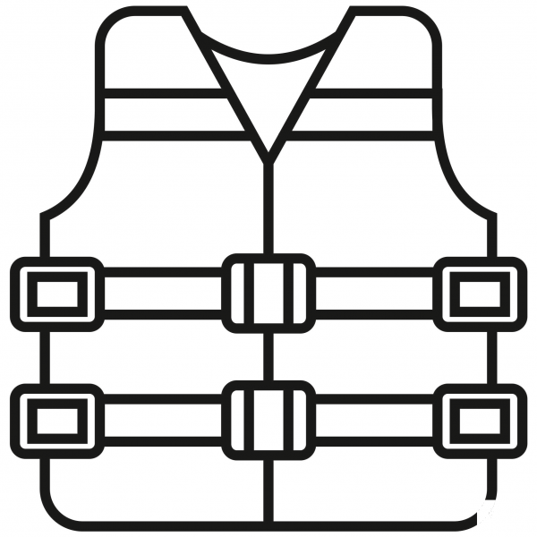 Life Vest coloring page image