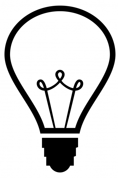 Light Bulb Emoji coloring page image