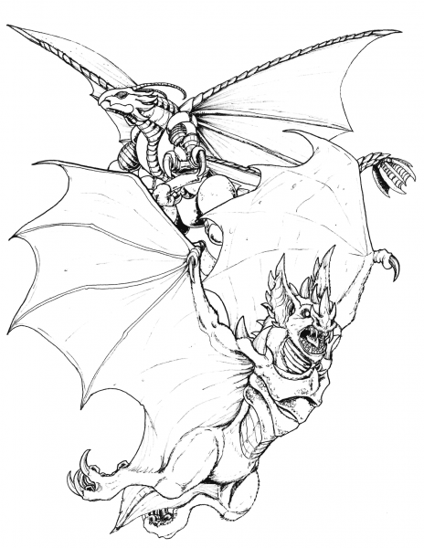 Light of the Hunter coloring page image