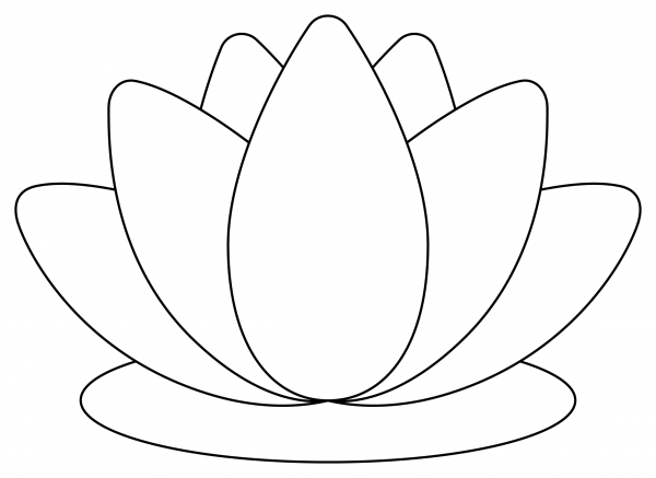 Lily coloring page image