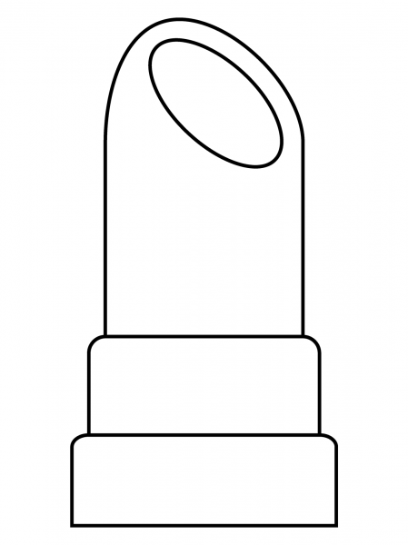 Lipstick Emoji coloring page image