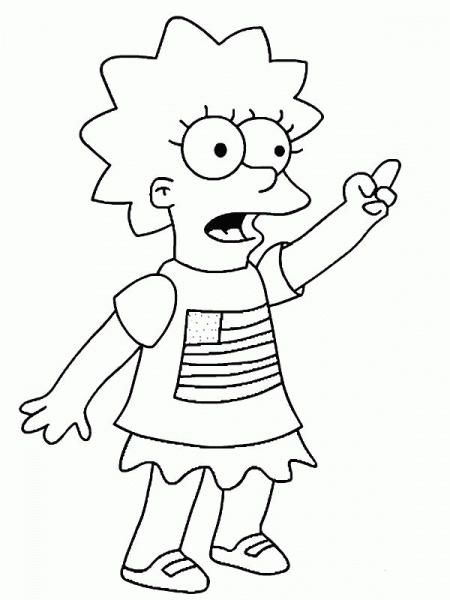 Lisa  coloring page image