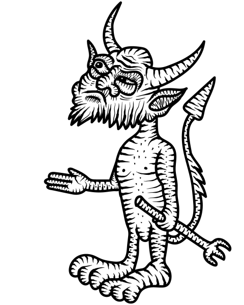 Little Devil coloring page image