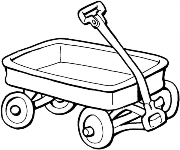 Little Trailer  coloring page image