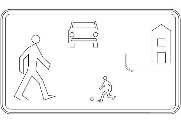 Living Street D-40 coloring page image