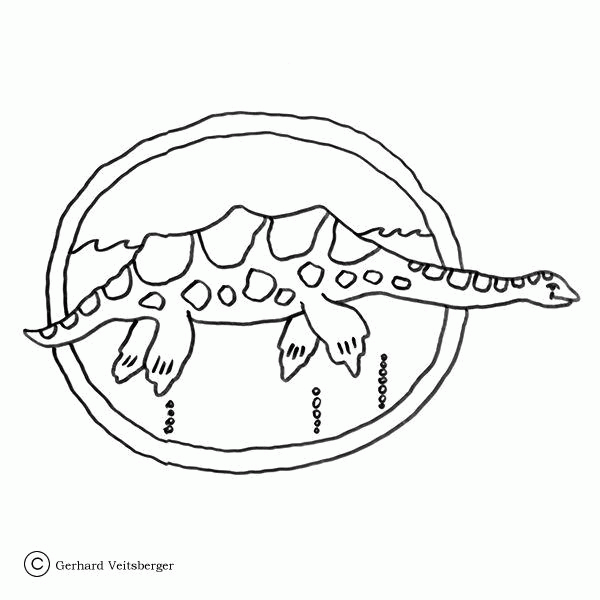 Loch Ness Monster coloring page ColouringPages