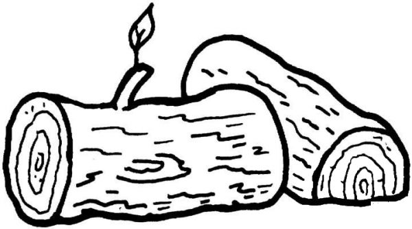 Logs  coloring page image