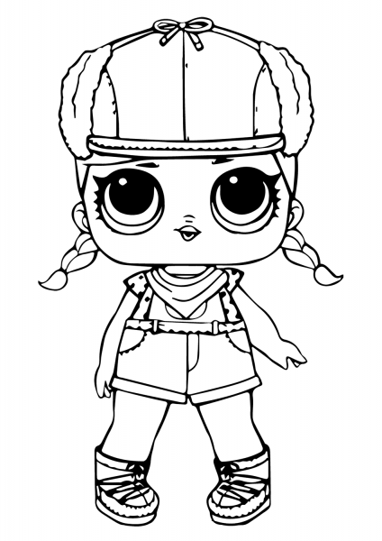 LOL Doll BRRR B. B. coloring page image