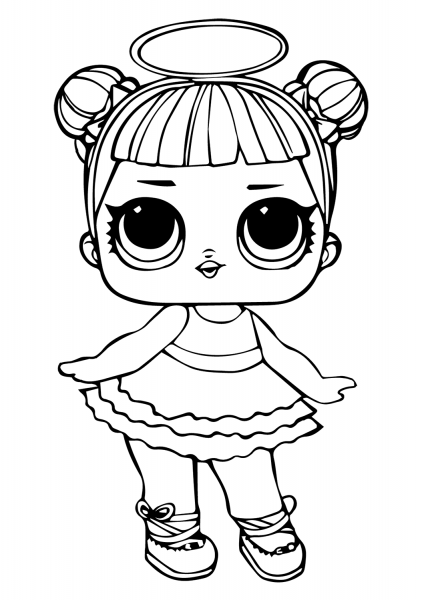 LOL Doll Sugar coloring page image