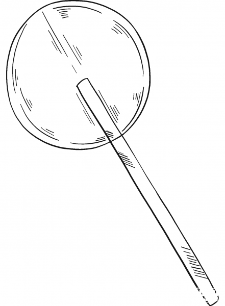 Lollipop coloring page image