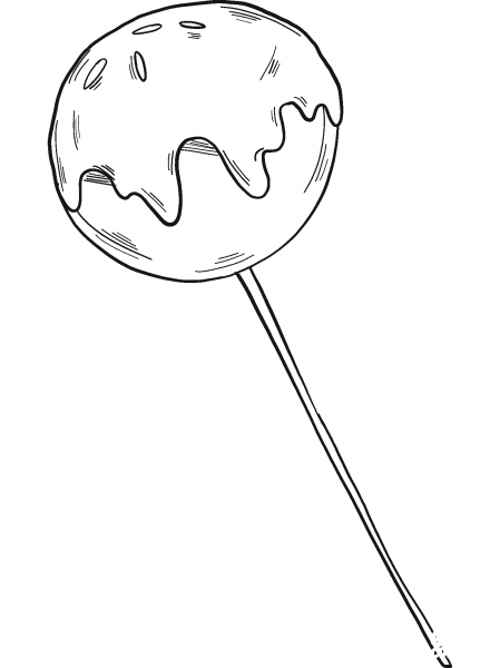 Lollipop coloring page image