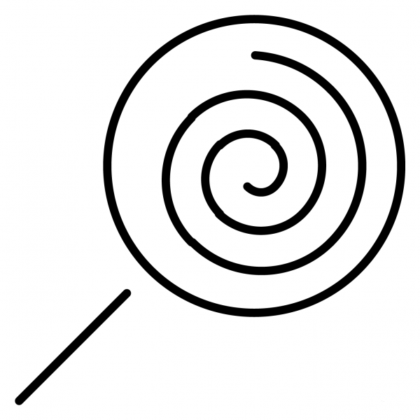 Lollipop Emoji coloring page image