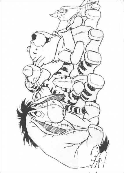 Looking At The Sky  coloring page image