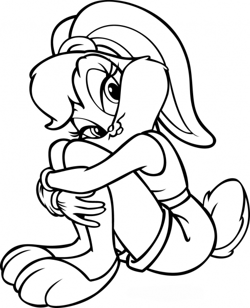 Looney Tunes Lola coloring page image