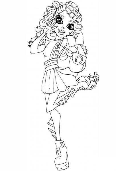 Lorna McNessie coloring page image