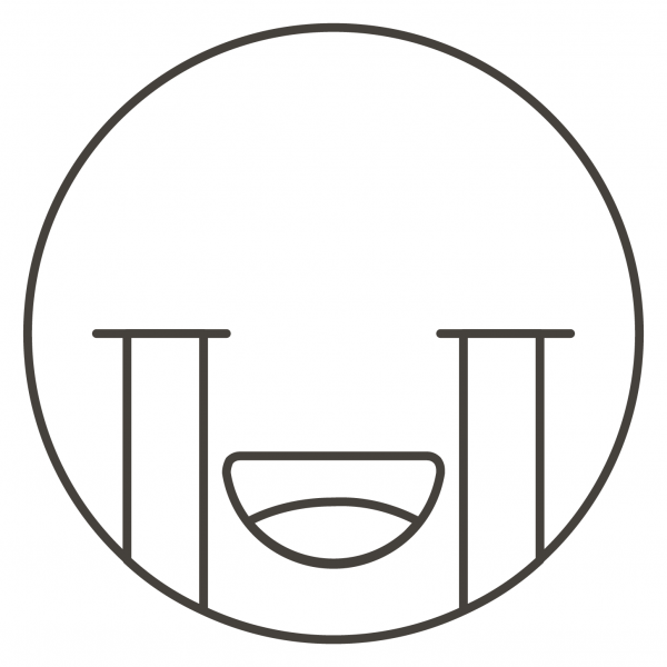 Loudly Crying Face coloring page image