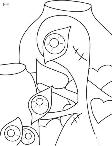 Love Collector coloring page image
