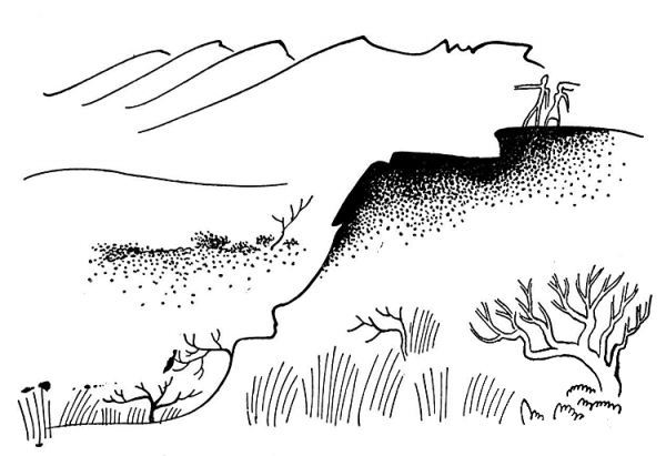 Low Mountains  coloring page image